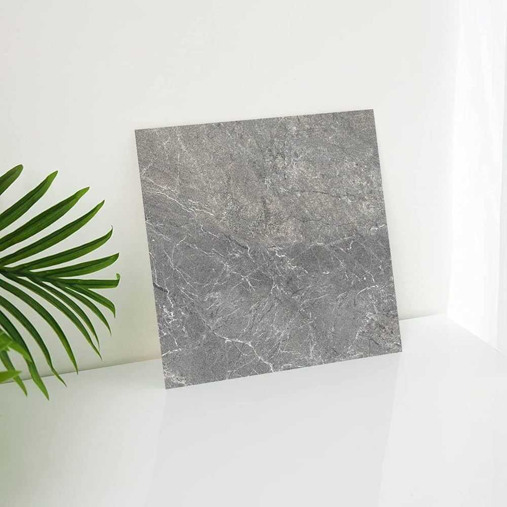 フロアタイル 大理石調 置くだけ 接着剤不要 貼ってはがせる リメイクシート Amazon | 大理石 フロア タイル 置くだけ 配送込み 20枚入り 約1